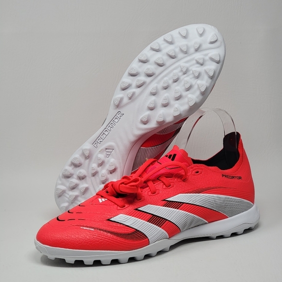 Adidas Predator League Tf ID3769 Unisex Lucid Red Soccer Cleat Mens Size 9.5 New - Picture 1 of 10